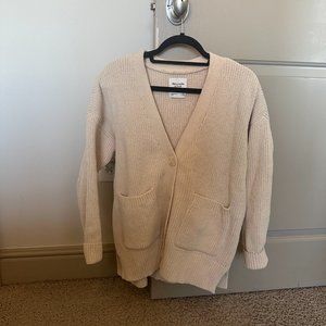 Abercrombie & Fitch Chunky Knit Button Down Sweater
